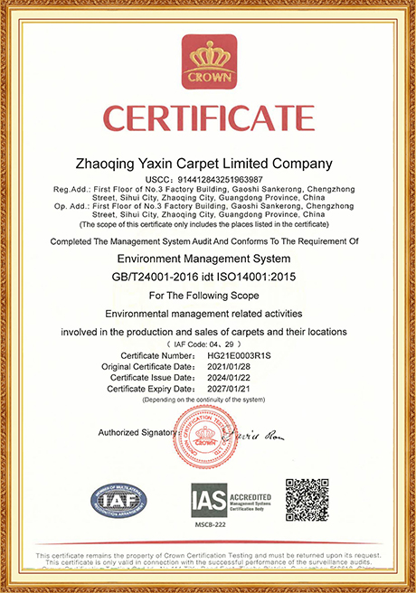 Certificate Of Honor